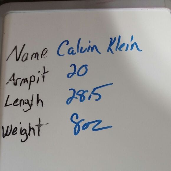 Calvin Klein Shirt‎ Men's Small Linen Blend - Picture 6 of 6